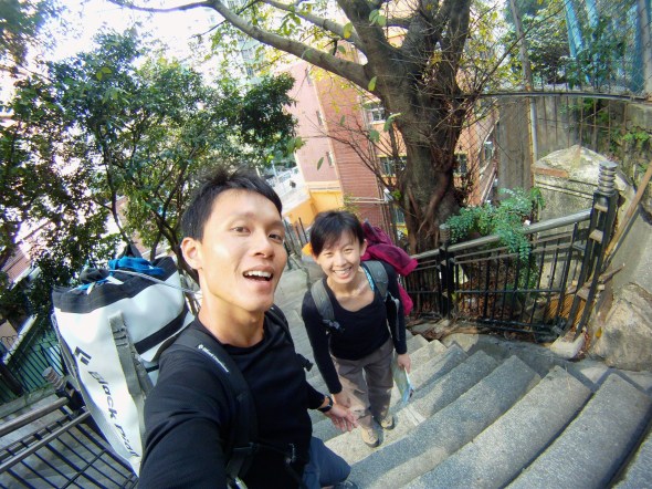 The big ass bag.. not cool to carry this around in CBD area.. people stare at you!