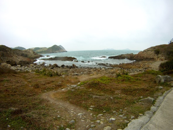 Coastal area of the Island