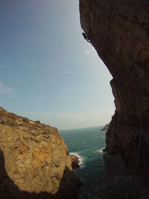 Superb view with exposed climbing! 