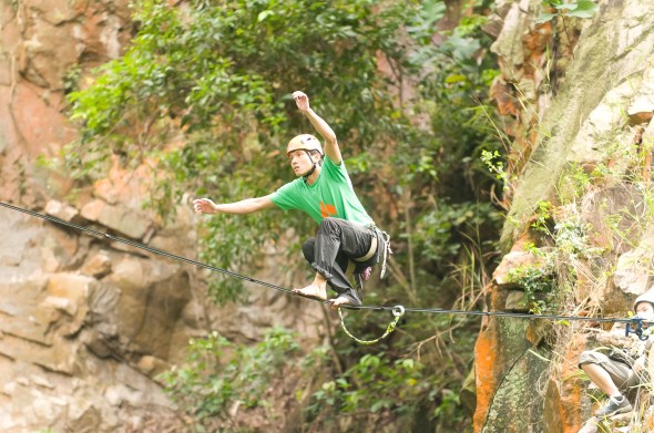 Crash dummy run on the line 2 (Photo By Andrew Ong) 