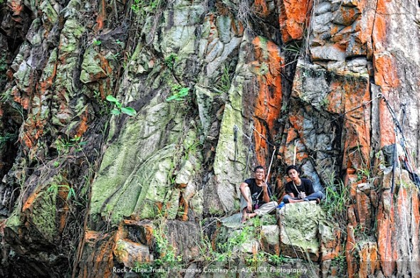 Relax one corner when not on the line