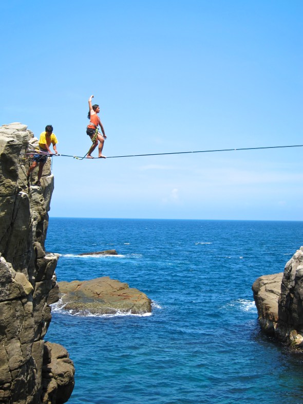 Charity dumps the camera and give the line a go! Charity dumps the camera and give the line a go!