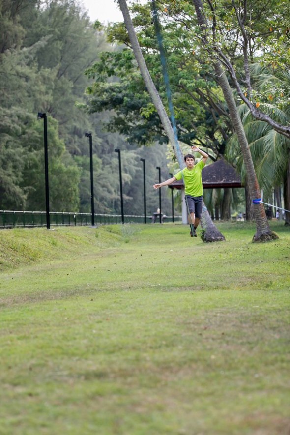 Sending 45m in East Coast park (Photo by Garick Bay) 