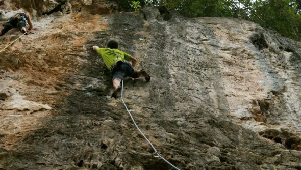 Crimp fest on Pear (Photo by Jill Marion) Crimp fest on Pear (Photo by Jill Marion)