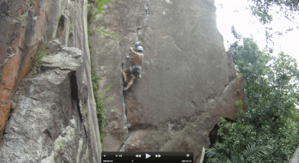 My boldest send on trad with Yourui (DF guru) It wasn't the hardest shit I climbed by it help me realize that a lot more can be done if we are not afraid. 