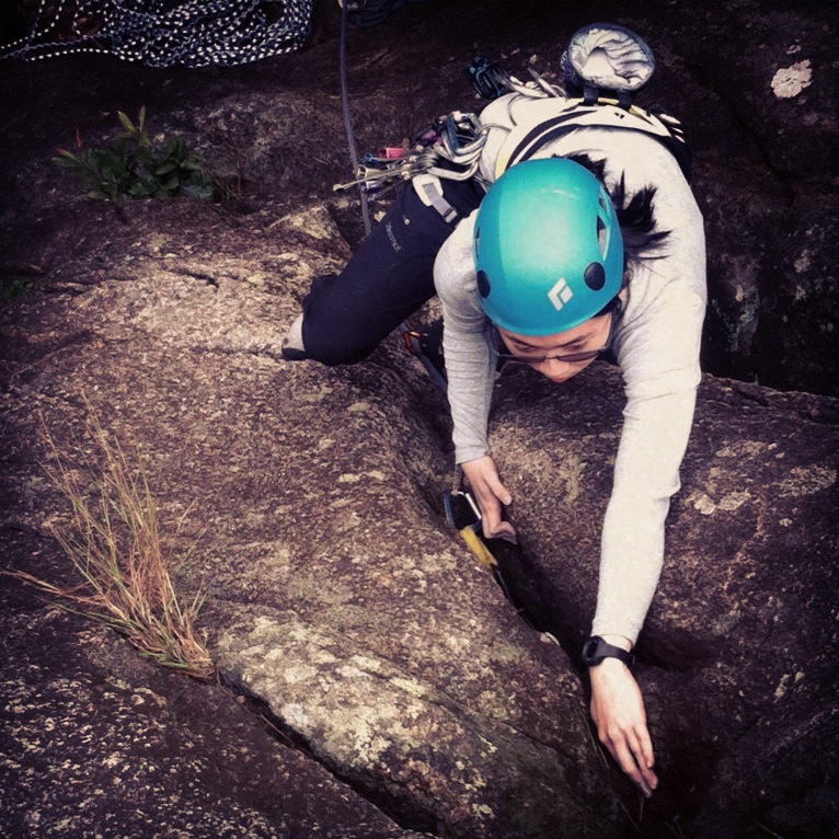 Caijing digging deep and glad that she made the lead!