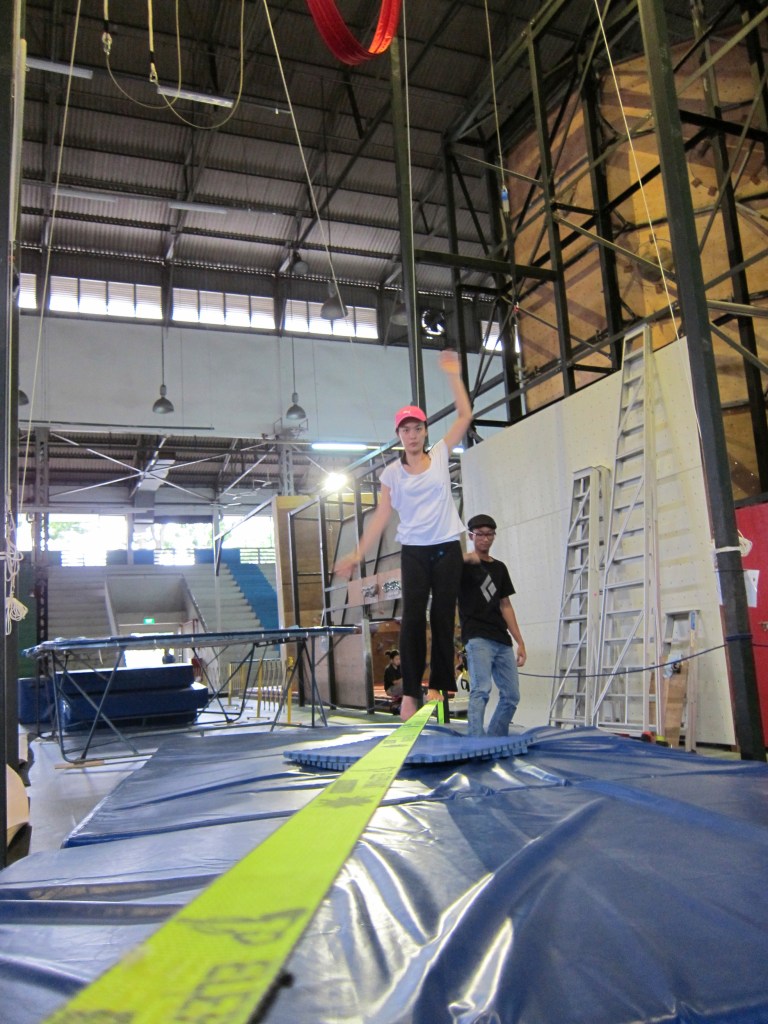 Thanks to Willie, Gymkraft for staying up for us to use the gym on weekends!