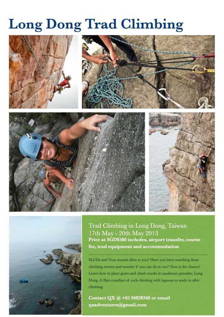 Taiwan Trad Climbing 2013