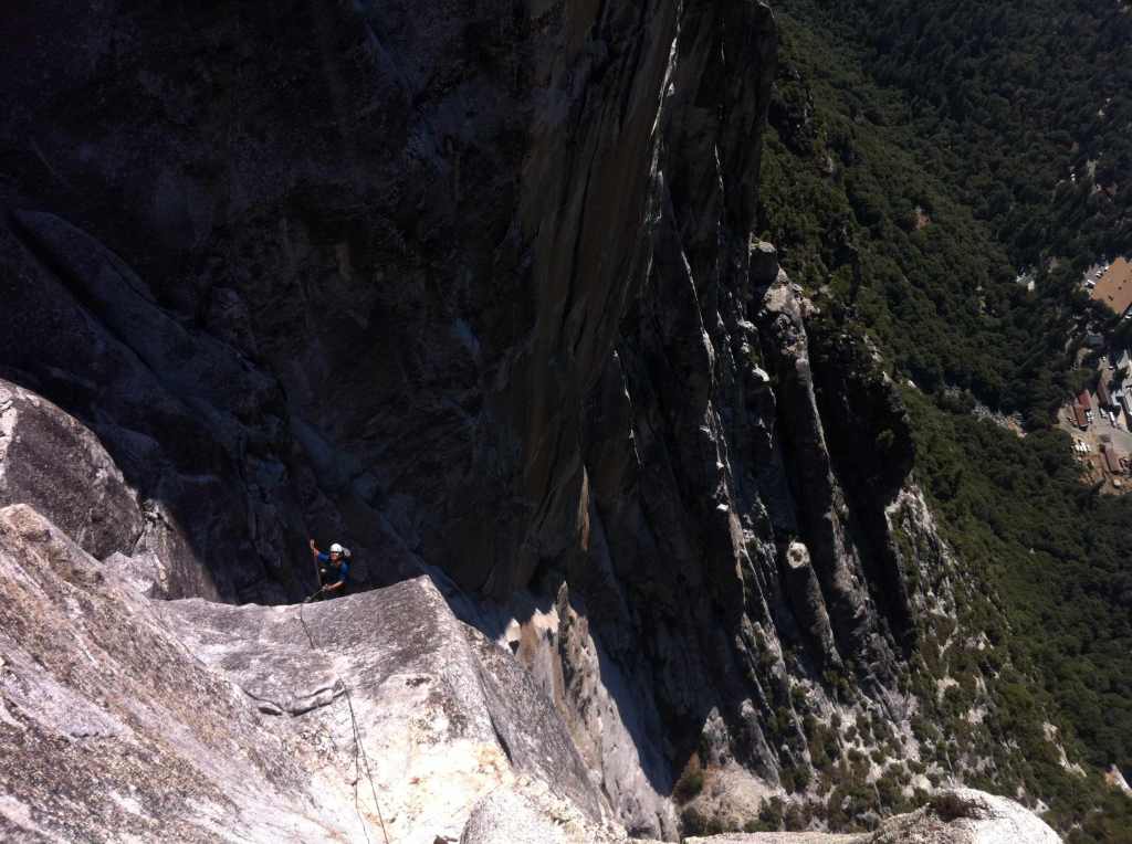 The big exposure on these climbs!