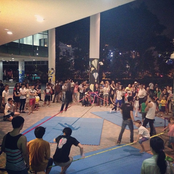 The amazing Elephant Crew at Singapore Night Festival