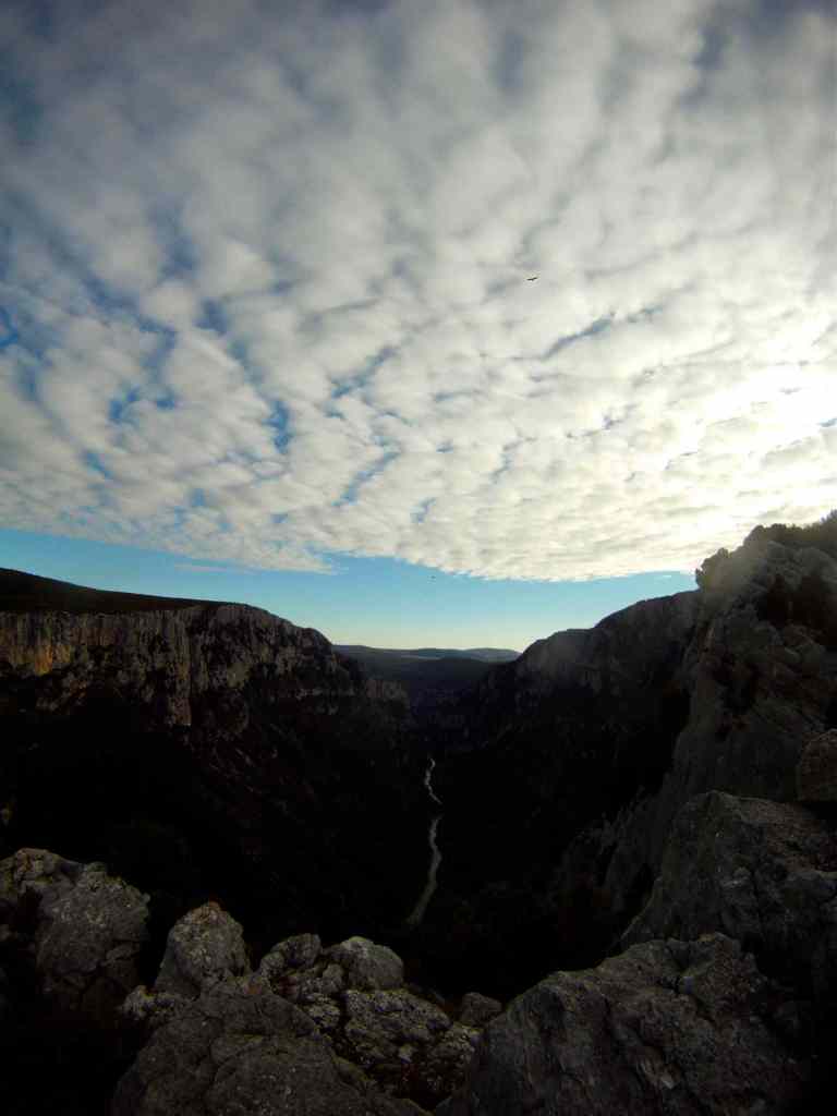 Low clouds on a typical Verdon evening