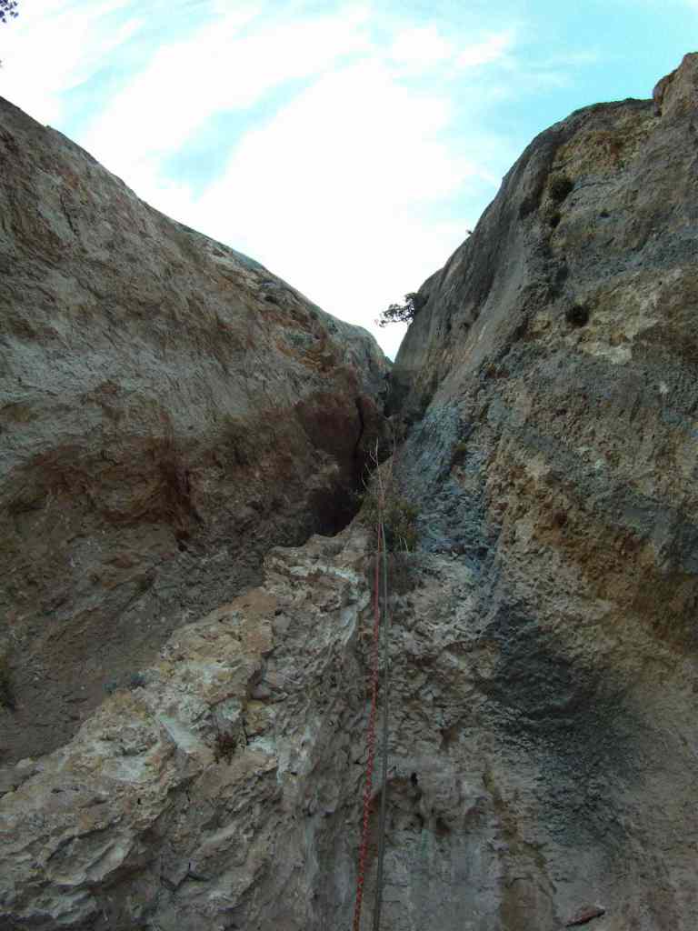 Yours truly up on some back to feet chimney