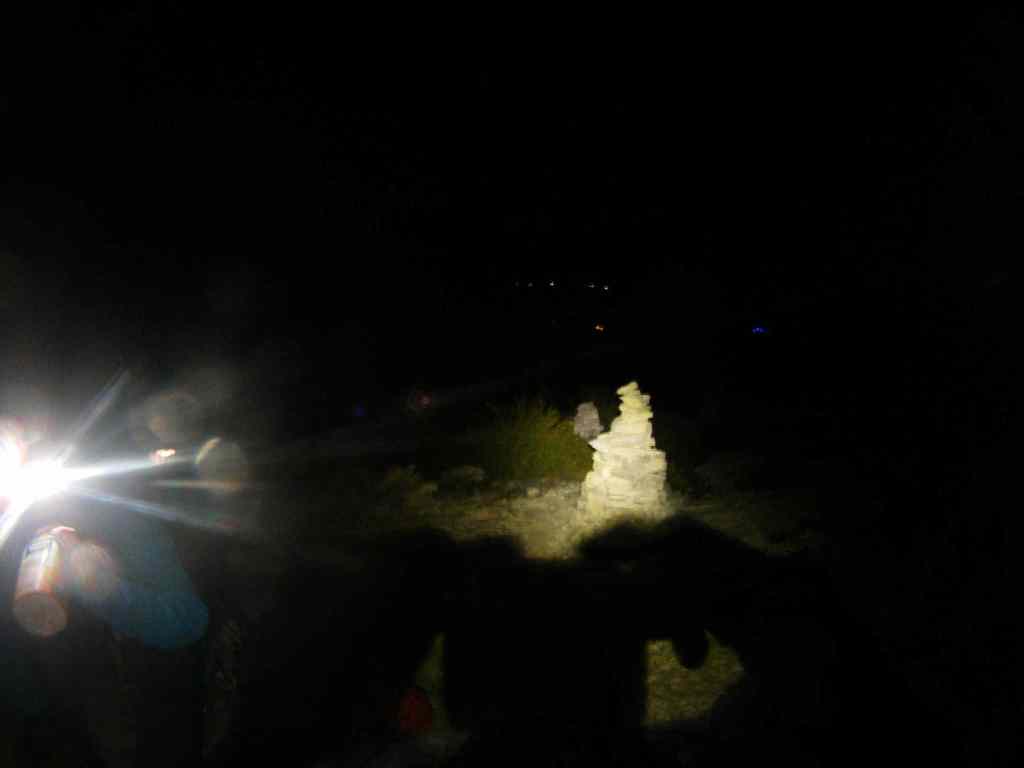 The giant cains on top