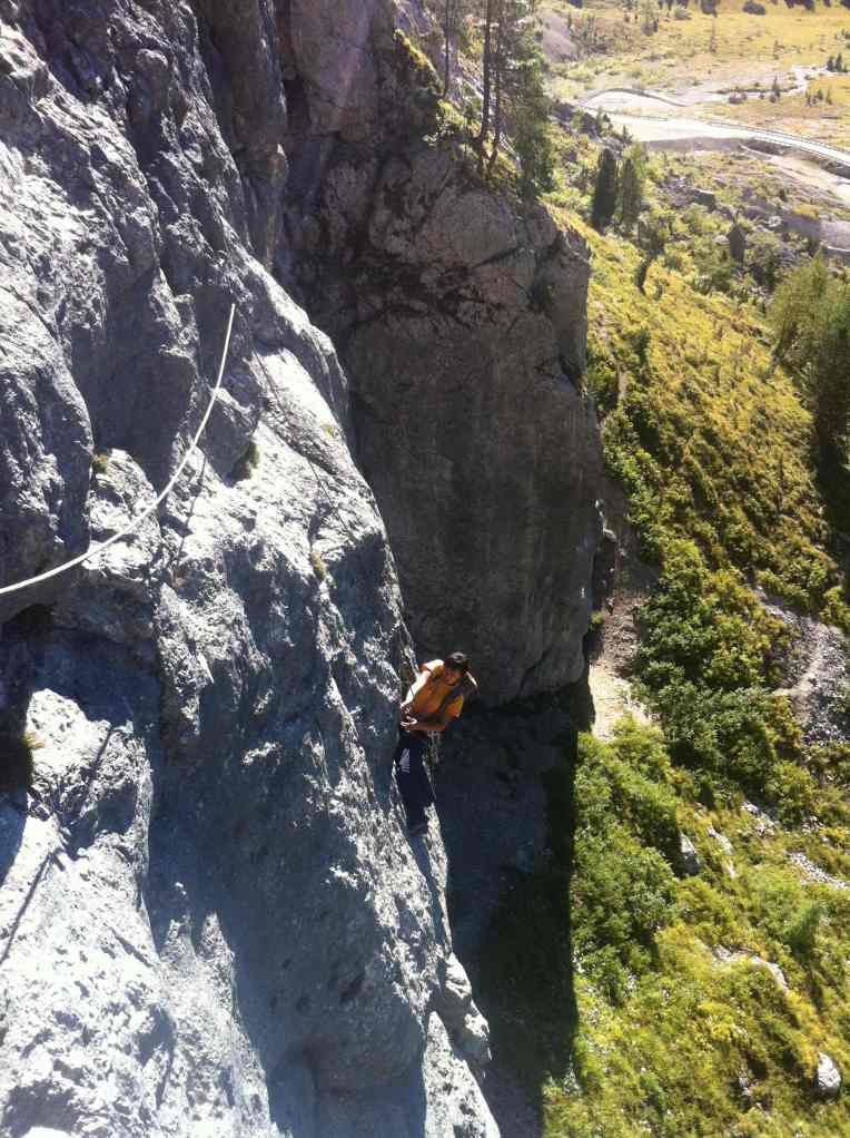 Kelly crushing it on Frea wall 