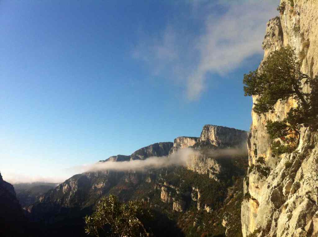 On the way down view..