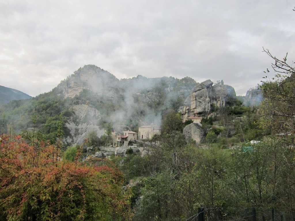 Houses under the rocks
