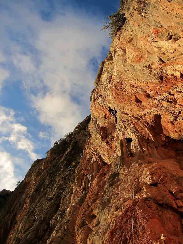 Solarium Sector with high quality routes up to 7b. One of our favorite sectors with good rock and friction. 