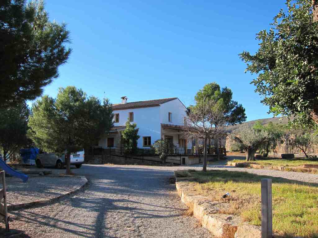 El Altico on top of the hill above the crag