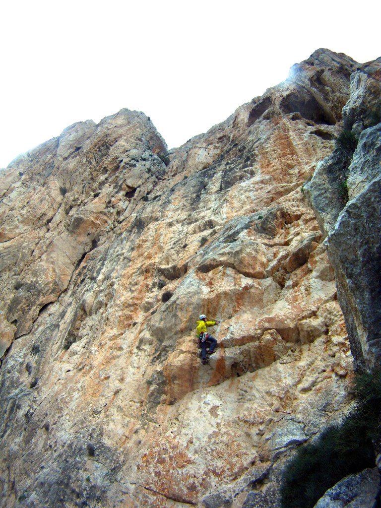 P4 of Coasta Blanca in rain jackets (Hybrid SL from Arcteryx)