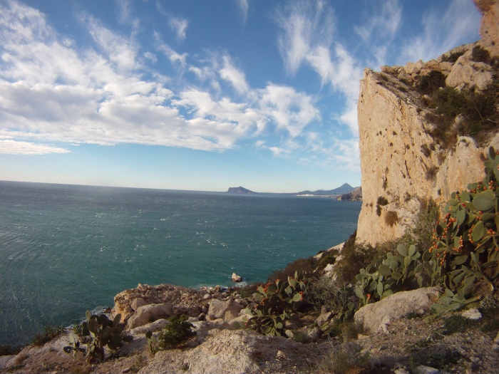 View of Alicante with wind picking up