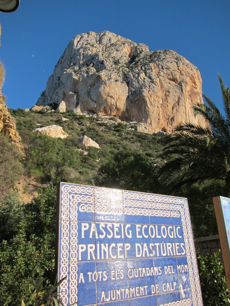 Penon D Ifach from the tourist view