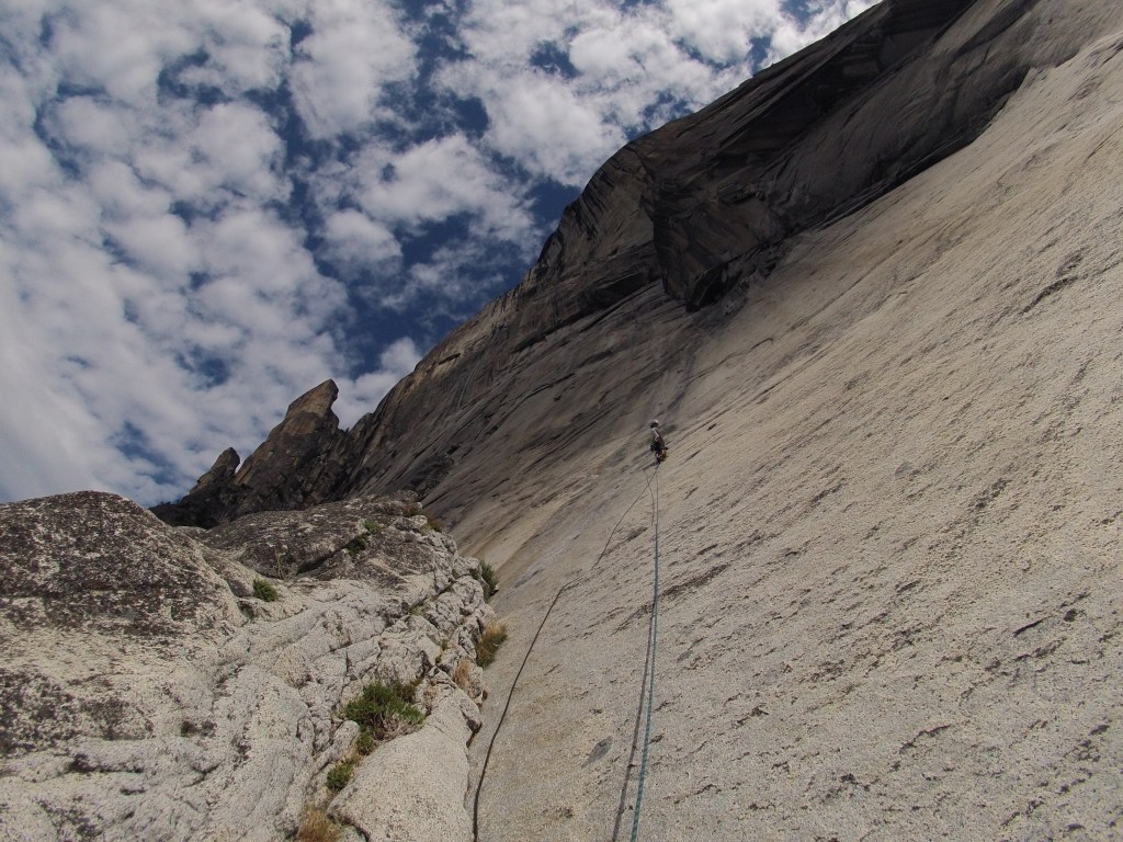 Fixed our ropes to Pitch 2