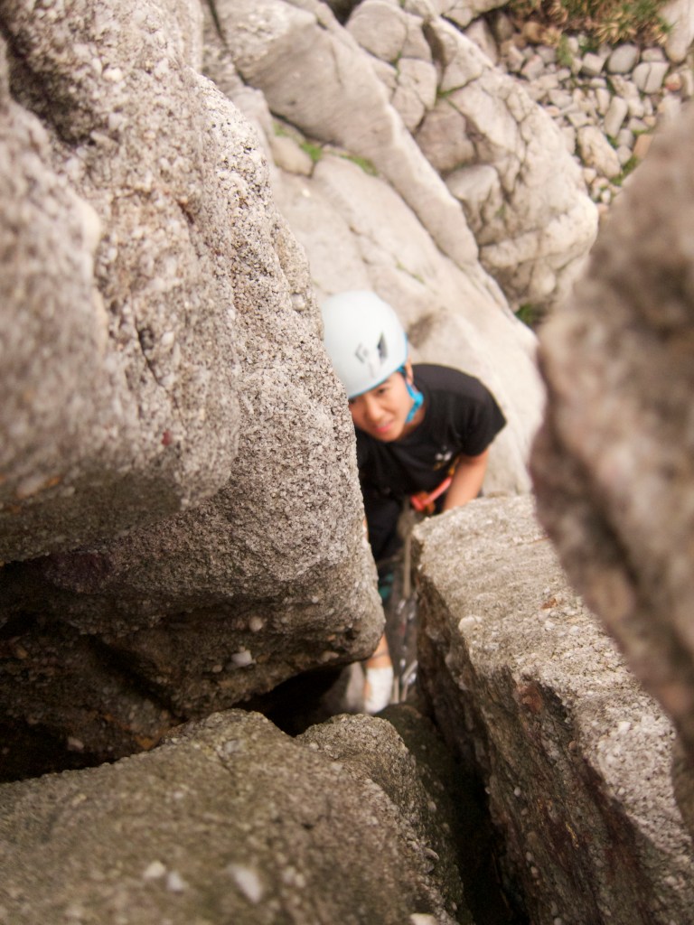 Some sandstone action at School gate