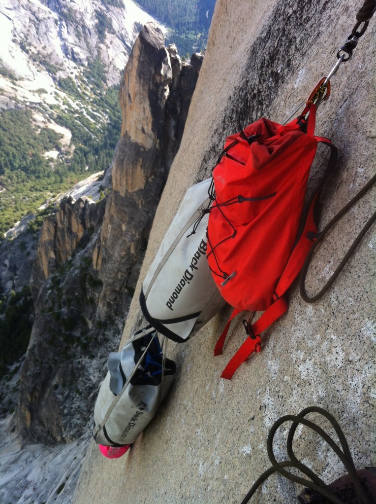 Hauling on the head wall is sweet!