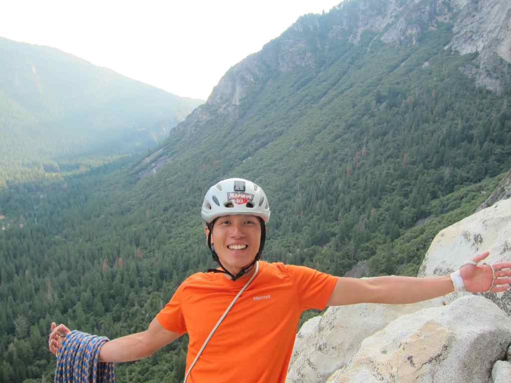 On Mammoth Terraces at the end of the day!