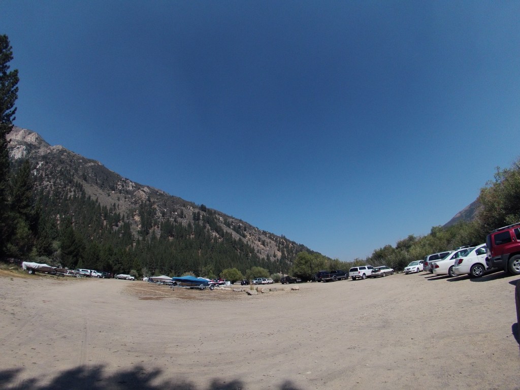 Parking at the village