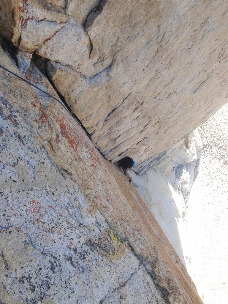 The cruiser sections after the crux of the route. 
