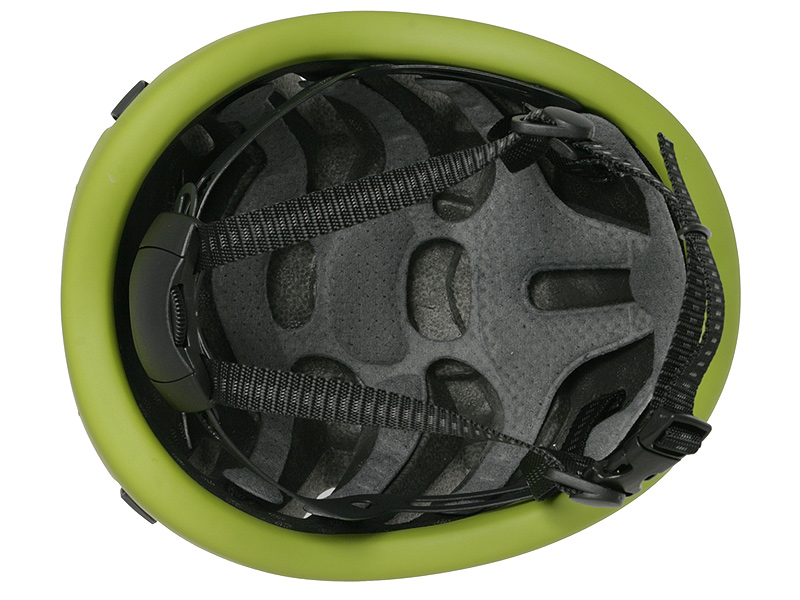 The interior, note the plastics and the amount of cushion.