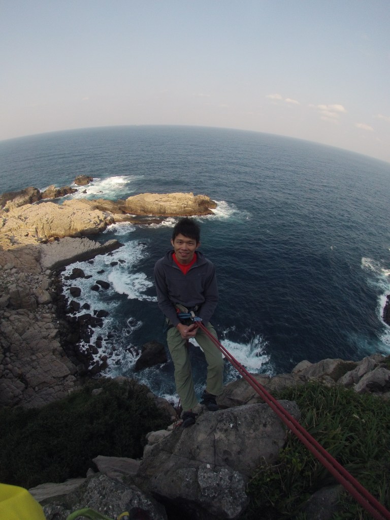 Rocking some multi pitch with old friends, Ginno is the Qxadventures' first participant in Taiwan Rock Trip! 