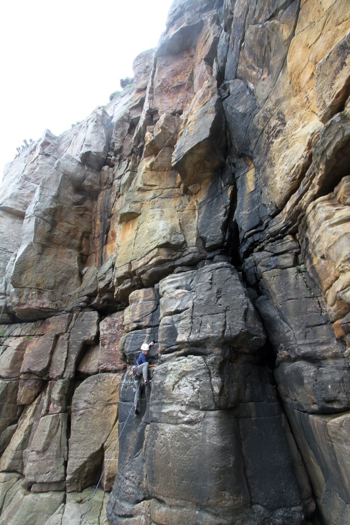 OBS group with Sherman climbing in Golden Valley