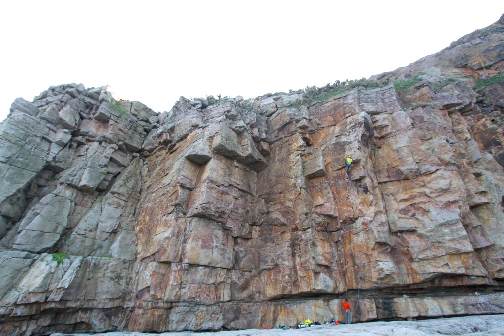 Backdoor, the premium sports climbing area in Long Dong. While most climbs are bolted, you can have some imagination and climb them on gear too! 