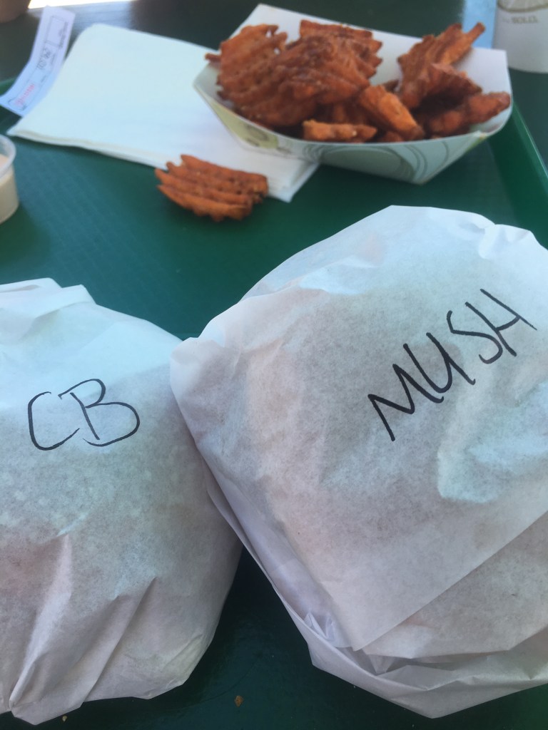 End of adventure burger at Burger Barn of Bridgeport town